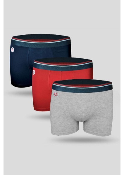 Üçlü Marın Boxer Multı Color
