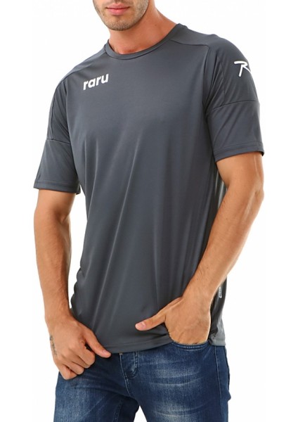 Erkek Basic T-Shirt Grıllus Antrasit