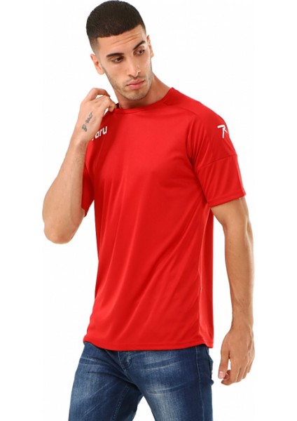 Erkek Basic T-Shirt Grıllus Kırmızı modelleri
