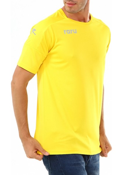 Erkek Basic T-Shirt Grıllus Sarı
