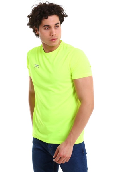Erkek Basic T-Shirt Tres Sarı modelleri