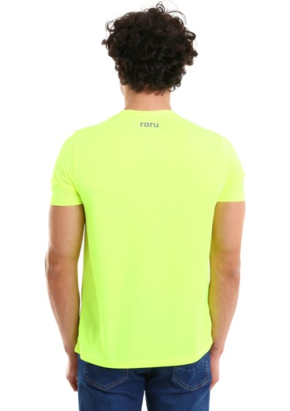 Erkek Basic T-Shirt Tres Sarı fırsatları