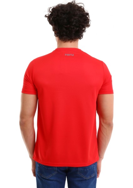 Erkek Basic T-Shirt Tres Kırmızı