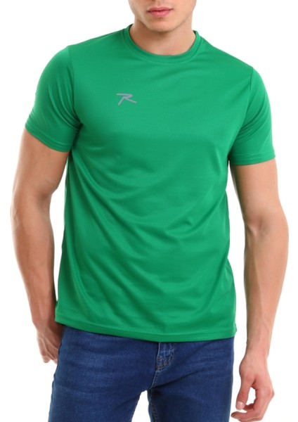 Erkek Basic T-Shirt Tres Yeşil