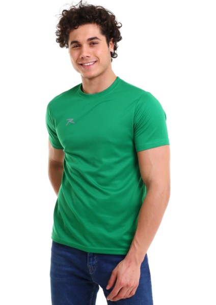 Erkek Basic T-Shirt Tres Yeşil