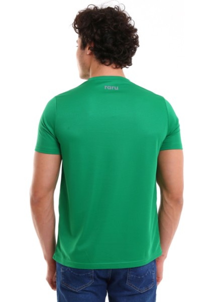 Erkek Basic T-Shirt Tres Yeşil