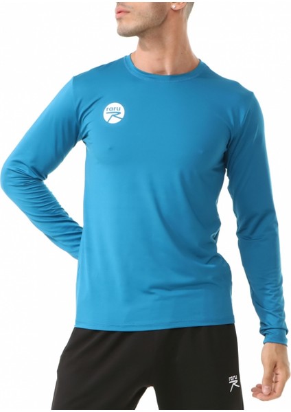 Erkek Uzun Kollu T-Shirt Vıvus Petrol