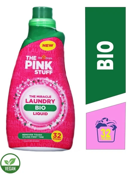 The Pink Stuff Mucizevi Bio Sıvı Çamaşır Yıkama Deterjanı 960 ml