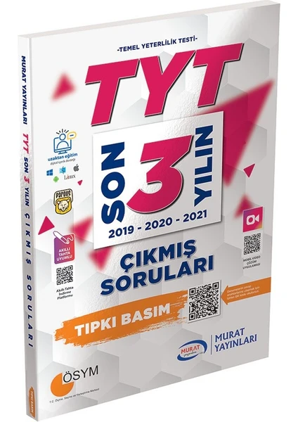 Muba Yayınları TYT Son 3 Yılın Çıkmış Sınav Soruları (2019-21)