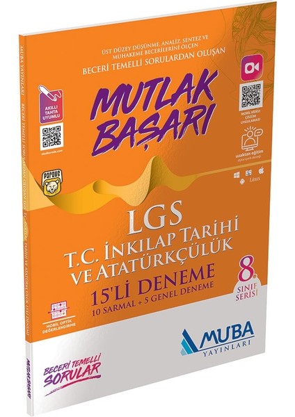 Muba Yayınları MB LGS T.C. Inkılap Tarihi ve Atatürkçülük 15LI Deneme