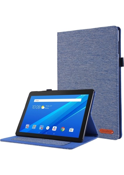 Lenovo Tab M10 Için Klipsli Tpu Tablet Kılıf --- Koyu Mavi (Yurt Dışından)