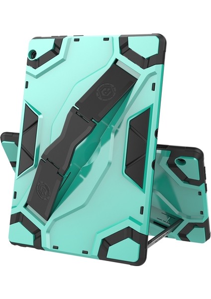 Lenovo Tab M10 TB-X605 Için Braketli Tpu+Pc Koruyucu Kılıf--Nane Yeşili (Yurt Dışından)
