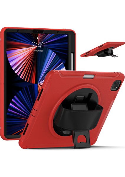 Dönebilen Destek Çubuklu Ipad Pro 12.9 Inç Için Tablet Kılıfı (Yurt Dışından)