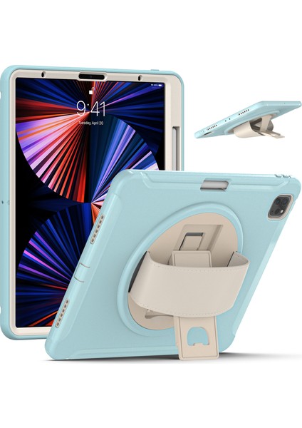 Dönebilen Destek Çubuklu Ipad Pro 12.9 Inç Için Tablet Kılıfı (Yurt Dışından)