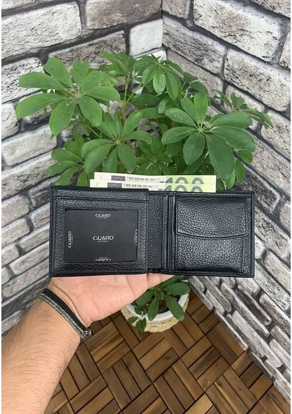 Bozuk Paralıklı Siyah Deri Yatay Erkek Cüzdan fiyatları