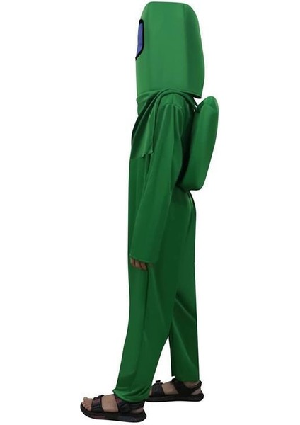 Among Us Cosplay Uzaylı Astronot Kostümü Yeşil fiyatları