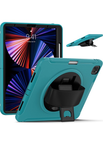 Dönebilen Destek Çubuklu Ipad Pro 12.9 Inç Için Tablet Kılıfı (Yurt Dışından)