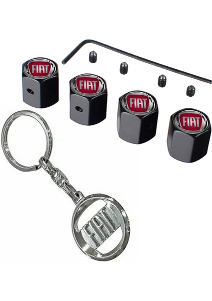 Fiat Alyanlı Sibop Kapağı ve Krom Anahtarlık