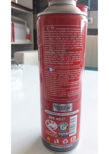 Bor-X Dizel Enjektör Temizleyici  600 ml