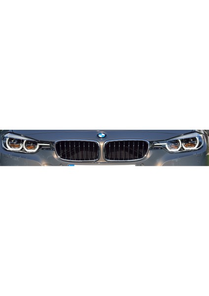 Bmw E90 Uyumlu Lci 2009-2010 Krom-Siyah Panjur Set 51137201967 ve 68 modelleri