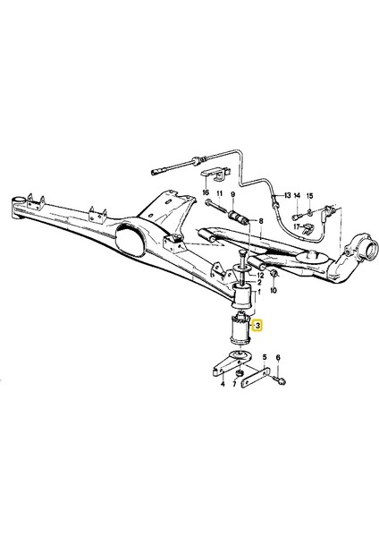 Bmw E30 Uyumlu Febi Arka Travers Takozu 33311129144