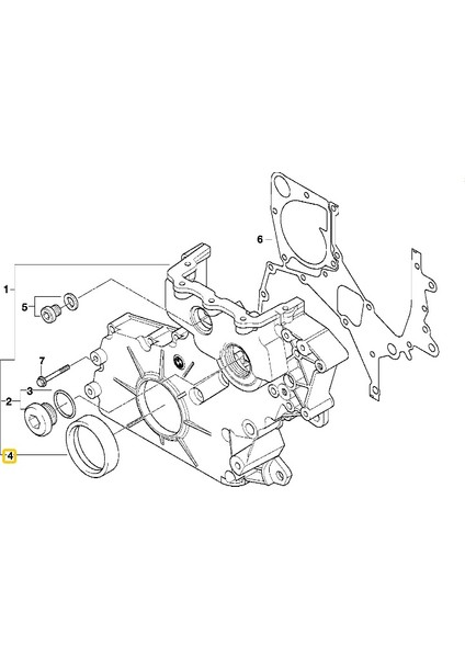 Bmw Uyumlu M57 M57N M47N M57N2 M47N2 Motor Ön Krank Keçesi 11142249534