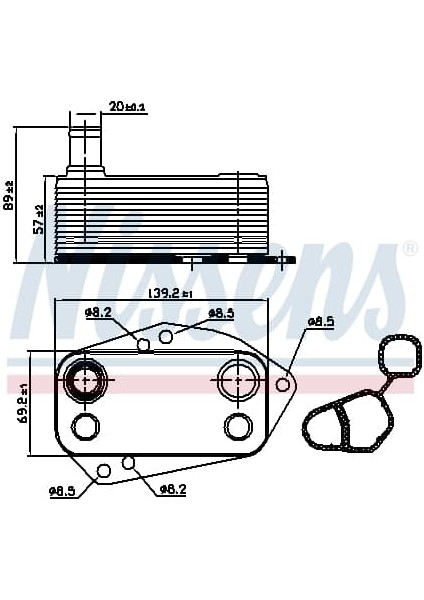 Rover Freeer1 Td4 Uyumlu Motor Yağ Soğutucusu PBC101370L