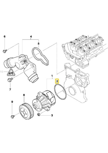 Bmw M50 M52 M54 Uyumlu Motor Devirdaim Pompa Oringi 11511711484 fiyatları