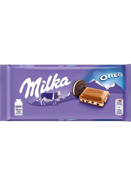 5 Adet Milka Oreo Tablet 100 gr