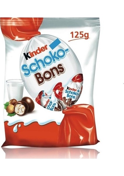 5 Adet Kinder Schoco Bons 125 gr
