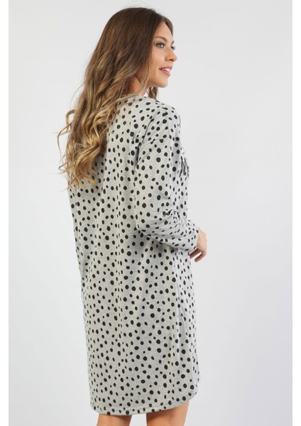 Düşük Omuzlu Uzun Kol Gecelik modelleri