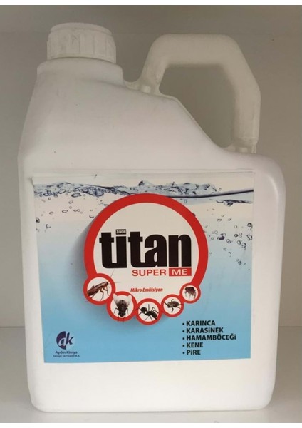 (5 Litre) Titan Süper Me Kokulu Genel Amaçlı Haşere Öldürücü