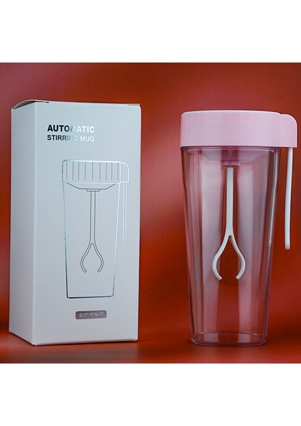 USB Şarj Otomatik Karıştırma Kupası, Kapasite: 450 ml Açık Pembe (Yurt Dışından) indirimleri