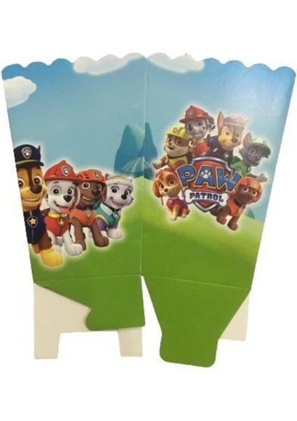 Paw Patrol Popcorn Kutusu 8 Adet 8×11 cm