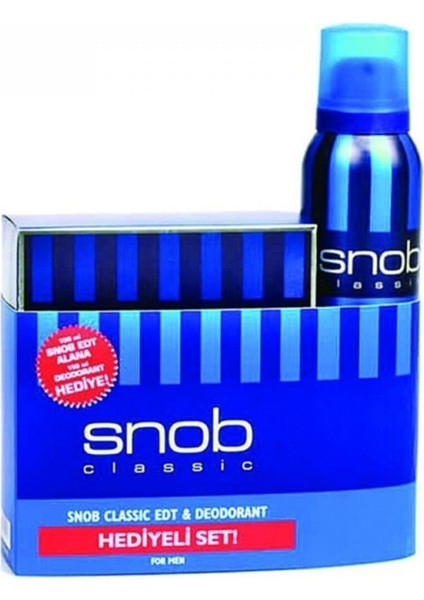 Classic Edt 100 ml Erkek Parfümü + 150 ml Deodorant Set