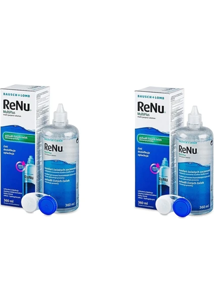 Renu Multiplus Lens Solüsyon 360 ml 2 Li Set