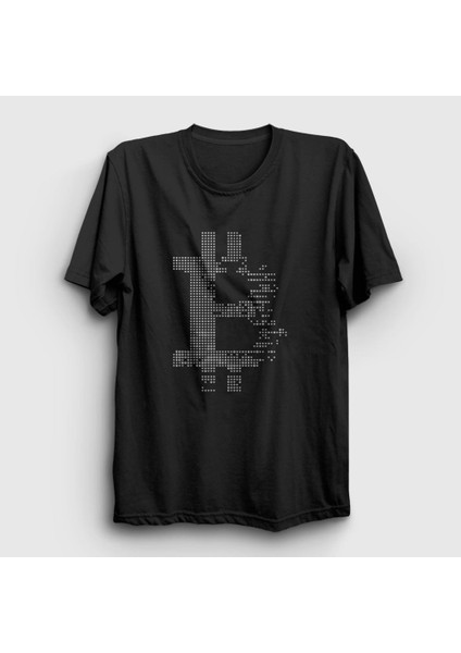 Siyah Logo V2 Bitcoin T-Shirt