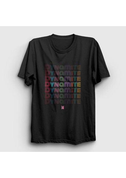 Unisex Siyah Dynamite Bts T-Shirt