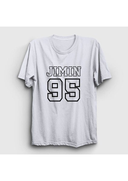 Unisex Beyaz 95 K Pop Jimin Bts T-Shirt