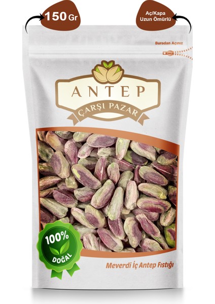 Antep Çarşı Pazar Meverdi Iç Antep Fıstığı | 150 Gr.