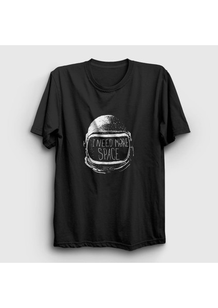 Unisex Siyah More Space V2 Astronaut Space Astronot Uzay T-Shirt