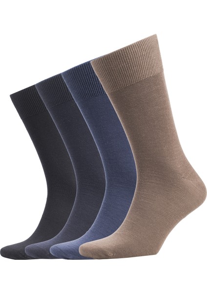 Içi Penye Pamuk Dışı Merinos Yün Mükemmel Kalite Erkek Pantolon Çorabı 4'lü Paket fiyatları