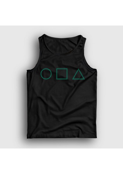Unisex Siyah Green Symbols Squid Game Atlet