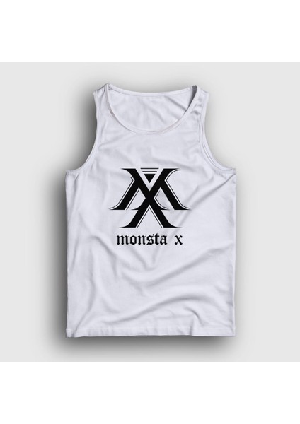 Unisex Beyaz Logo V2 K-Pop Monsta X Atlet