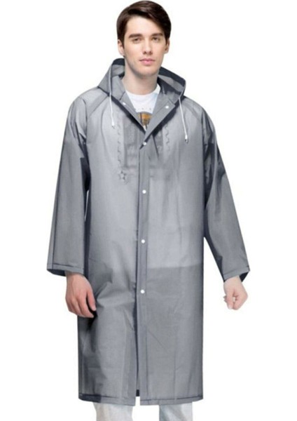 Unisex Eva Kumaş Su Rüzgar Geçirmez Yağmurluk