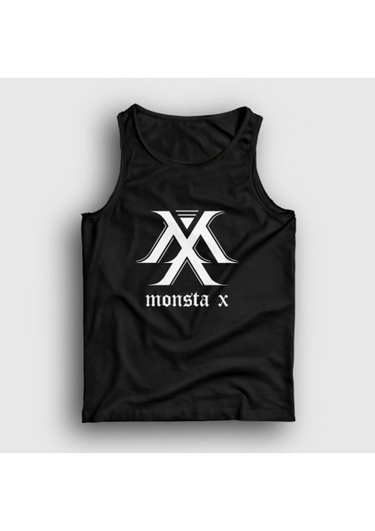 Unisex Siyah Logo V2 K-Pop Monsta X Atlet