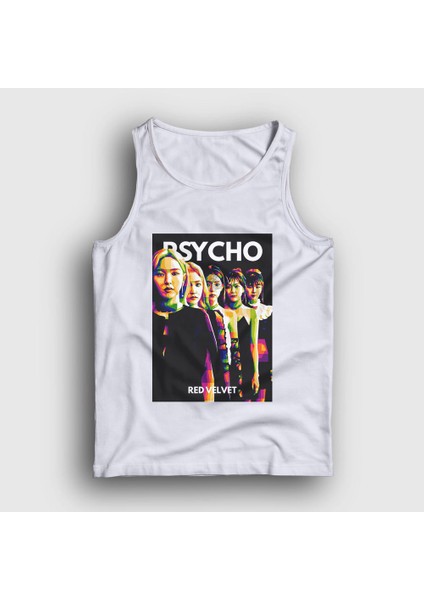 Unisex Beyaz Psycho K-Pop Red Velvet Atlet