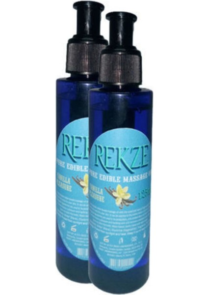 Vanilyalı Masaj Yağı Pure Edible Vanilla Flavor Massage Oil 125ML 2 Adet