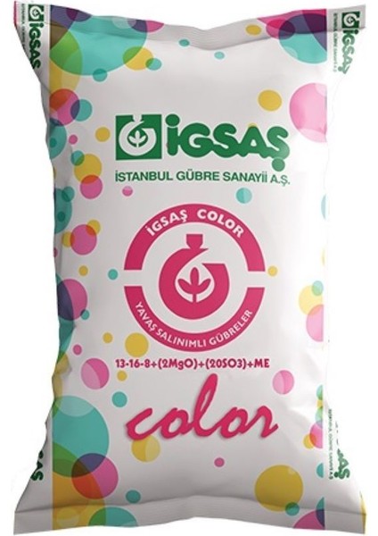 Igsaş Color 13-16-8+ (2mgo)+ (20SO3) Yavaş Salınımlı Gübre-10 kg