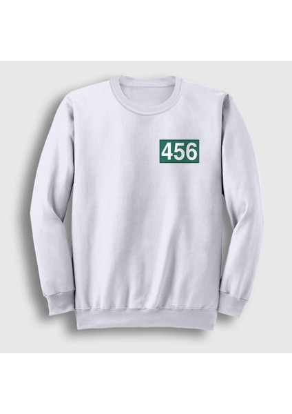 Unisex Beyaz Seong Gi Hun 456 Squid Game Sweatshirt
